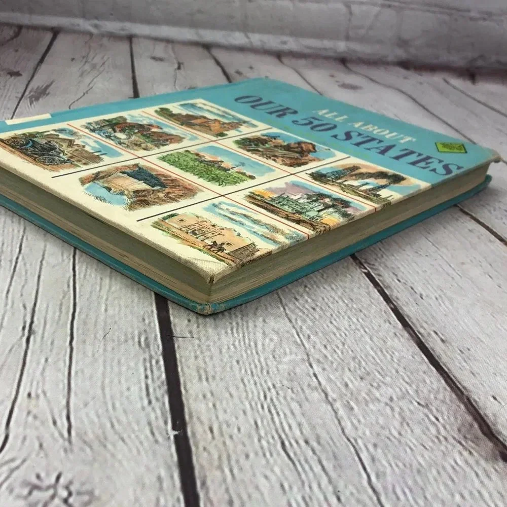 vintage book all about our 50 states 1962